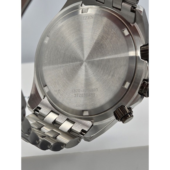 CITIZEN Collection Eco-Drive E820-R014803 Black Tachymeter Perpetual - NEEDS BAT - Picture 16 of 16